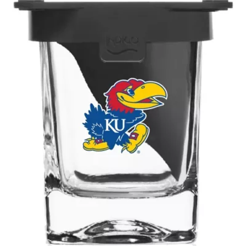NCAA Kansas Jayhawks 10oz. Ice Wedge Glass