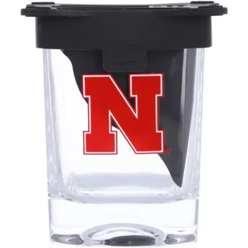 NCAA Nebraska Huskers 10oz. Ice Wedge Glass