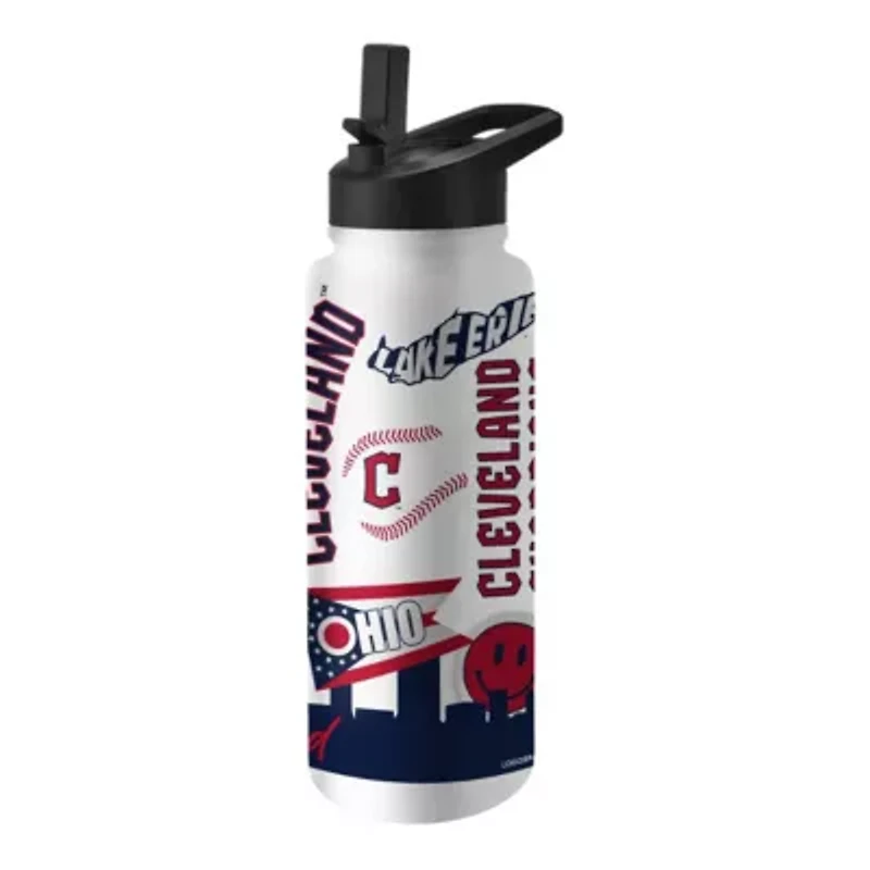 MLB Cleveland Guardians 34oz. Native Quencher Bottle