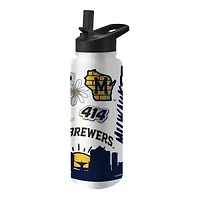 MLB Milwaukee Brewers 34oz. Native Quencher Bottle