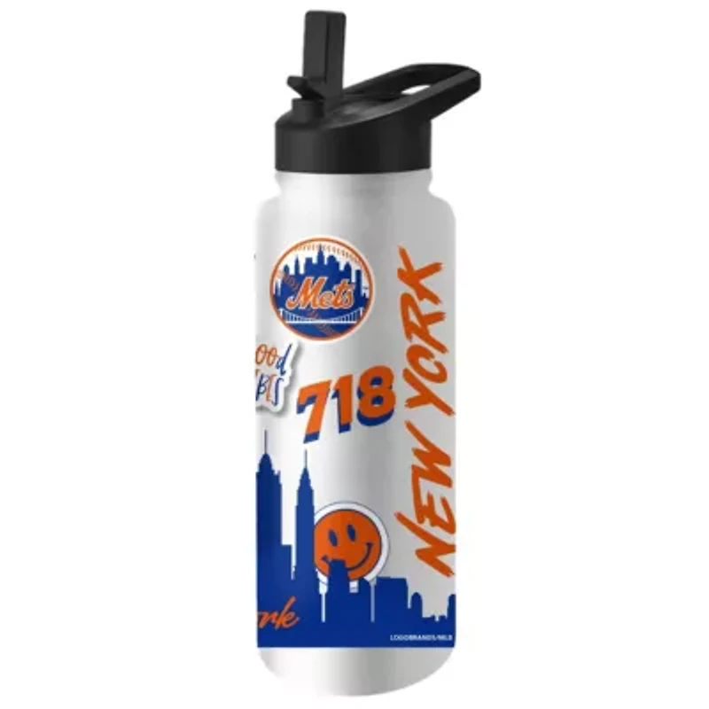 MLB New York Mets 34oz. Native Quencher Bottle