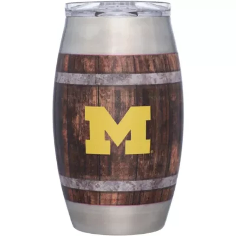 NCAA Michigan Wolverines 15oz. Barrel Tumbler