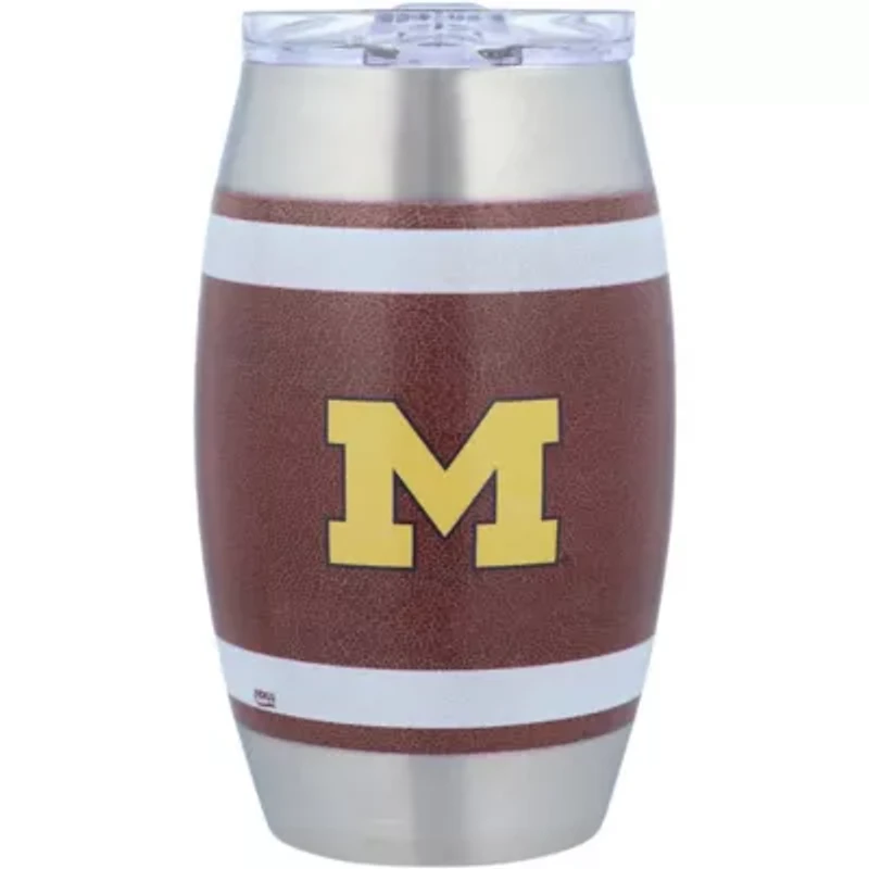 NCAA Michigan Wolverines 15oz. Football Tumbler