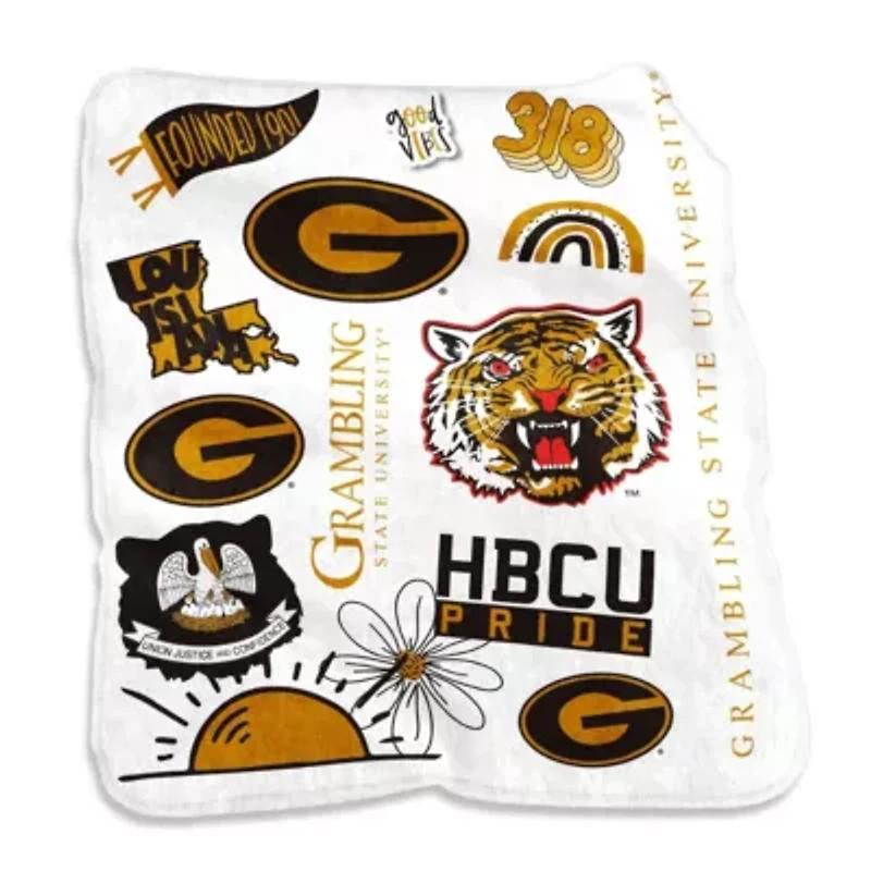 Grambling State Tigers NCAA Grambling Tigers 50'' x 60'' Native Raschel Plush Throw Blanket