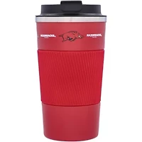 NCAA Arkansas Razorbacks 18oz Coffee Tumbler with Silicone Grip
