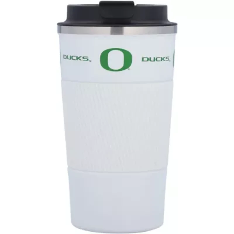 NCAA Oregon Ducks 18oz Coffee Tumbler with Silicone Grip