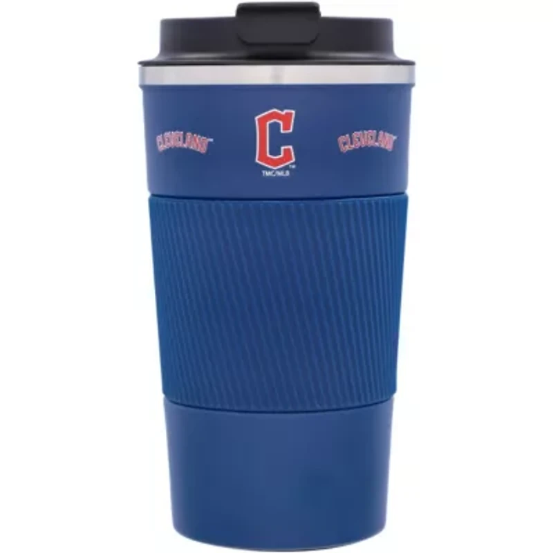 MLB Cleveland Guardians 18oz Coffee Tumbler with Silicone Grip