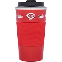 MLB Cincinnati Reds 18oz Coffee Tumbler with Silicone Grip