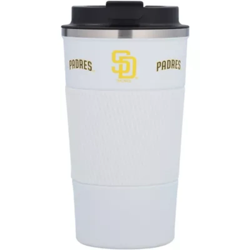 MLB San Diego Padres 18oz Coffee Tumbler with Silicone Grip