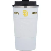 MLB San Diego Padres 18oz Coffee Tumbler with Silicone Grip