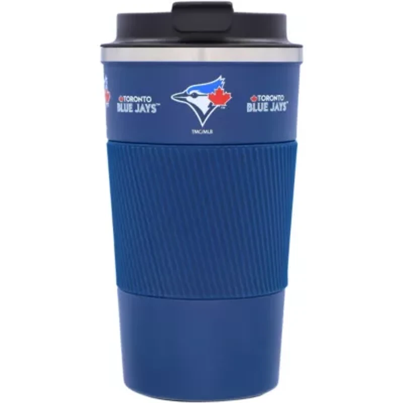 Toronto Blue Jays MLB Toronto Jays 18oz Coffee Tumbler with Silicone Grip