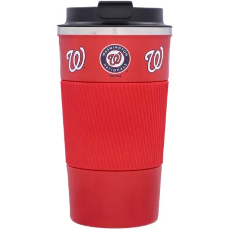MLB Washington Nationals 18oz Coffee Tumbler with Silicone Grip