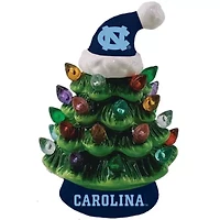 NCAA North Carolina Tar Heels 8" Light Up Ceramic LED Christmas Tree