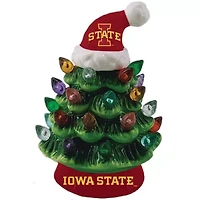 NCAA Iowa State Cyclones 8" Light Up Ceramic LED Christmas Tree
