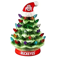 NCAA Ohio State Buckeyes 8" Light Up Ceramic LED Christmas Tree