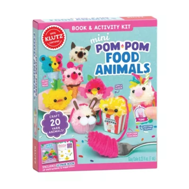 Mini Pom-Pom Food Animals