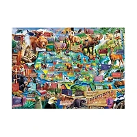 National Parks of America - Map Puzzle: 1000 Pcs