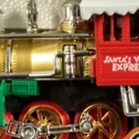 Battery Operated Christmas Train