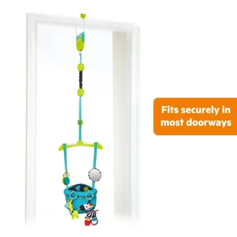 Bounce 'n Spring Deluxe Door Jumper with Take-Along Toys