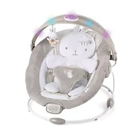 InLighten Baby Bouncer Seat with Light Up Toy Bar, Twinkle Tails