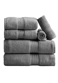 100% Cotton Terry 6-Piece Towel Set