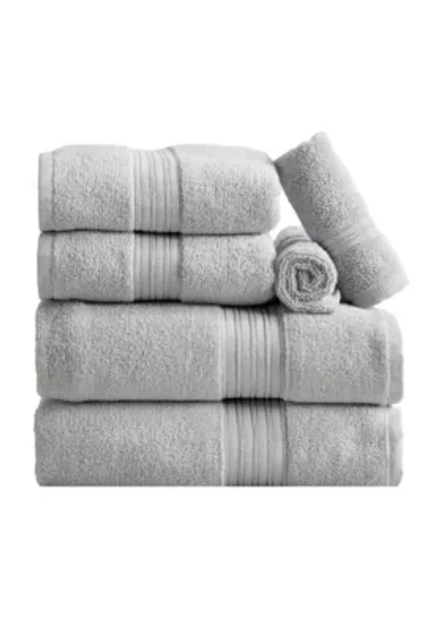 100% Cotton Terry 6-Piece Towel Set