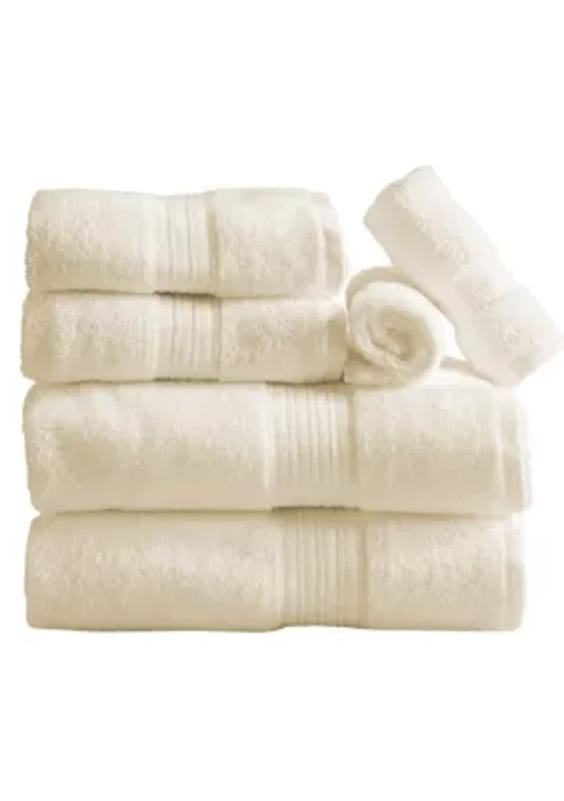 100% Cotton Terry 6-Piece Towel Set