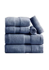 100% Cotton Terry 6-Piece Towel Set