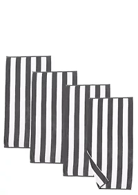 Cotton Cabana Beach Towels, 4 Pack