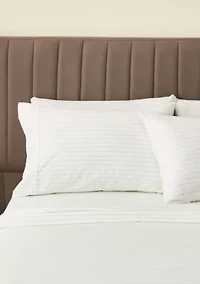 Ultra-Soft Brushed Microfiber Striped Sheet Set