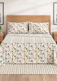 Turkish Cotton Christmas Flannel Bed Sheet Set
