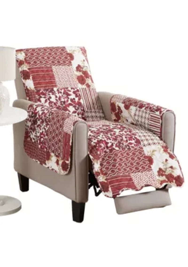 Floral Patchwork Recliner Furniture Protector