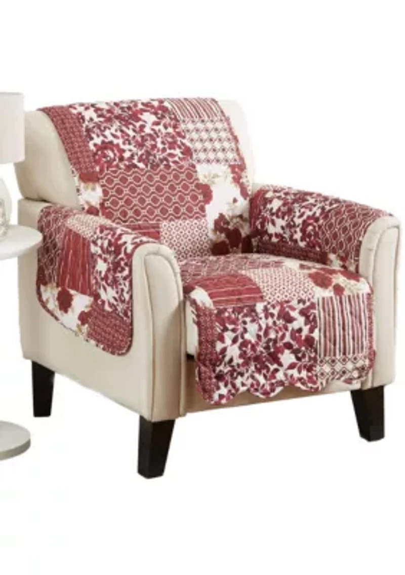 Floral Patchwork Chair Furniture Protector