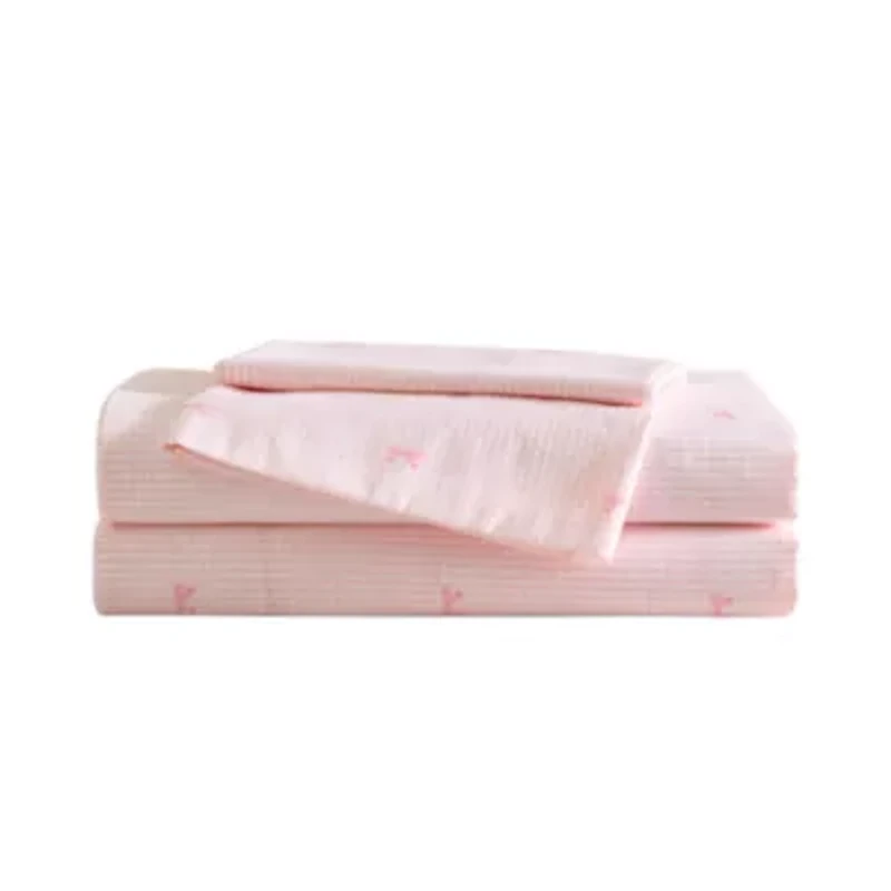 Tiny Bows Microfiber Sheet Set