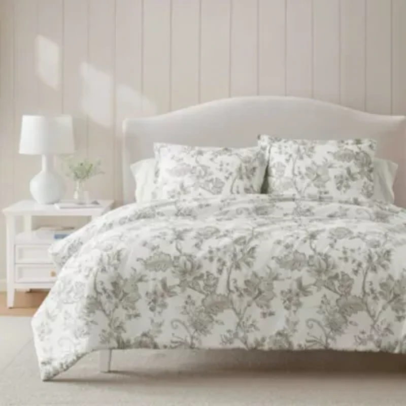Avery Floral Cotton Comforter Set