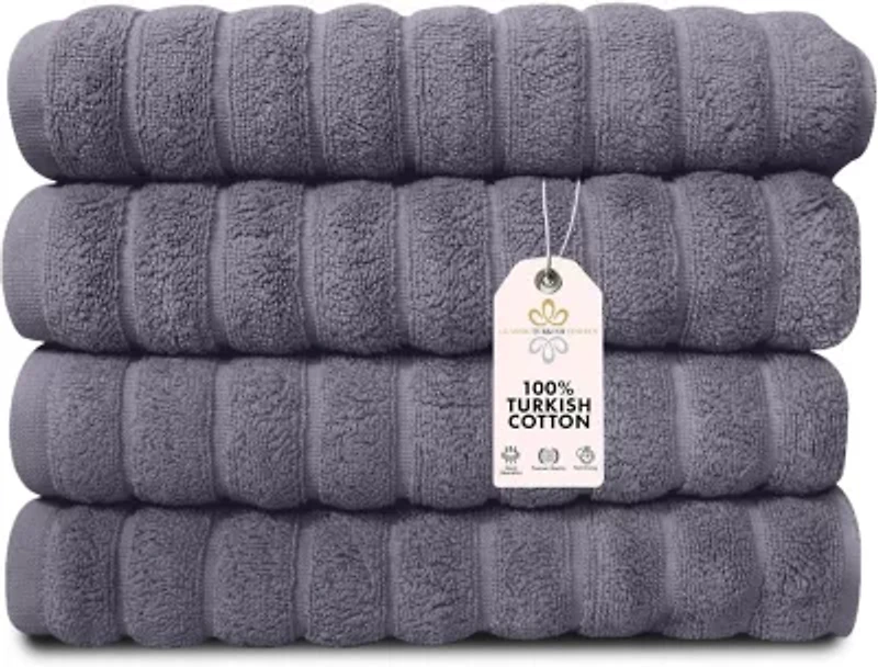 Brampton Bath Towel 4 Pk 27X54 - Platinum
