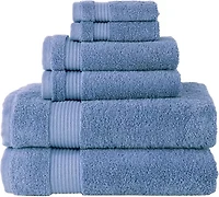 Amadeus 6 Pc Towel Set Gray