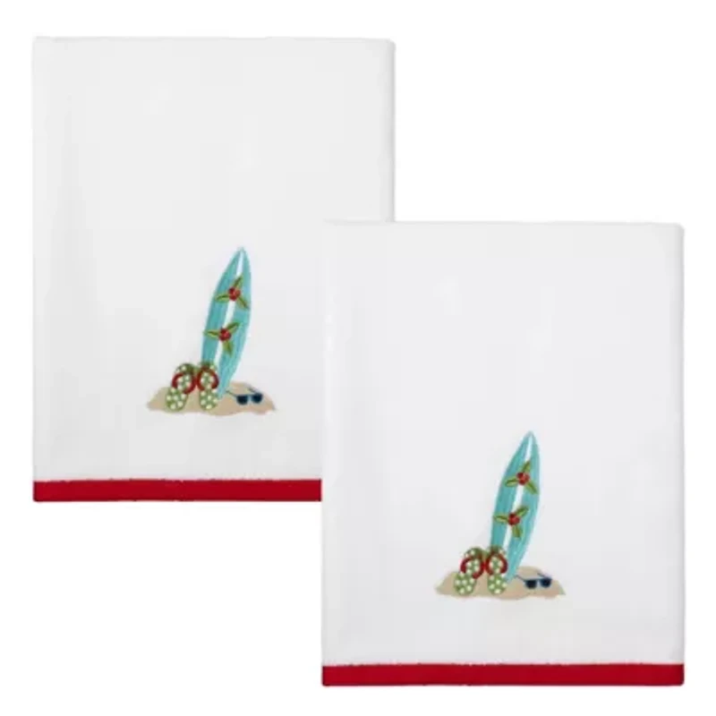 Flamingo Jingle 2-pc. Bath Towel