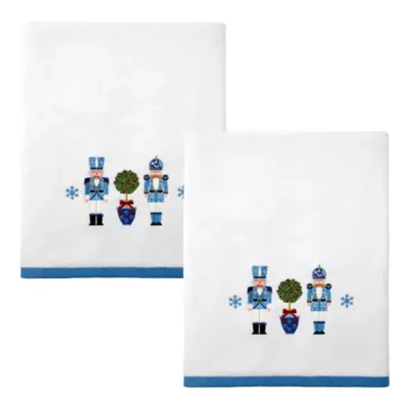 Nutcracker Trellis 2pk Bath Towel