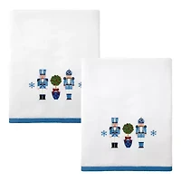 Nutcracker Trellis 2pk Bath Towel