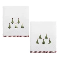 Ribbon Tree 2-Pack Hand Towel Set