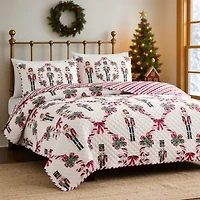 Nutcracker Full/Queen Quilt Set