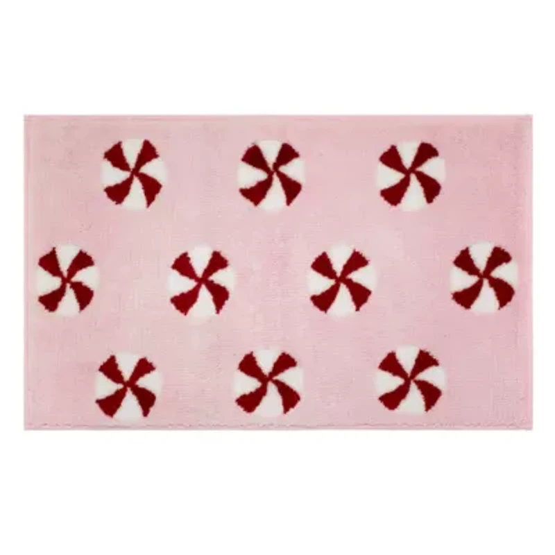 Peppermint Candy Pink Rug