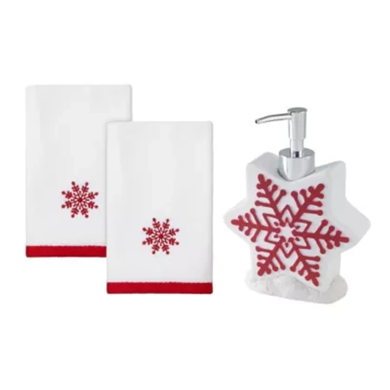Avanti Sparkle Lotion Pump and Fingertip Towel Set