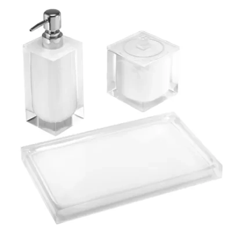 Marina White 3pc. Vanity Bath Set