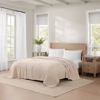 Solid Pique Cotton Blanket