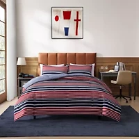 Favorite Stripe Microfiber Comforter Set