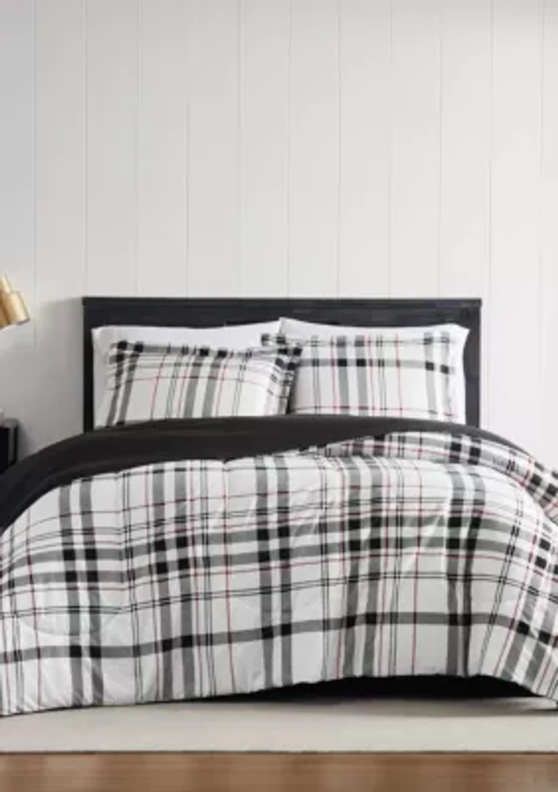London Fog Charlotte Plaid Comforter Set