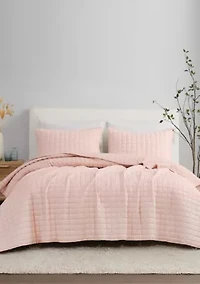 Brooklyn Loom Solid 100% Linen Quilt Set