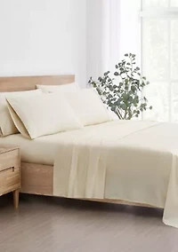 5th Avenue Lux 1200TC CVC Cooling White 7 Piece Split King Sheet Set